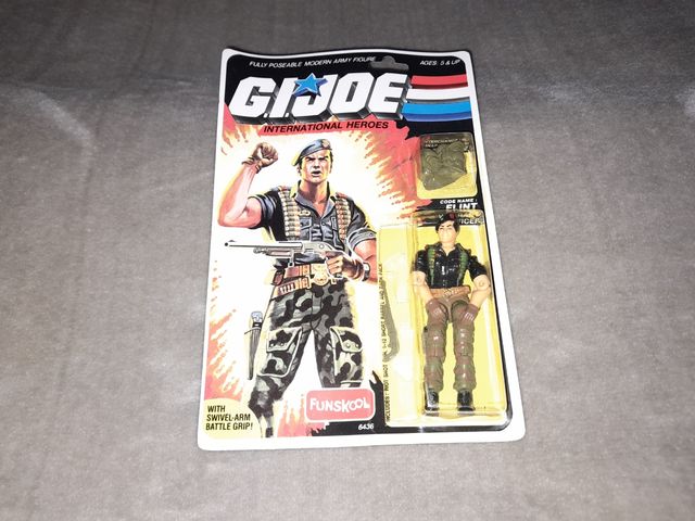 Gijoe Flint en su blister años 90.