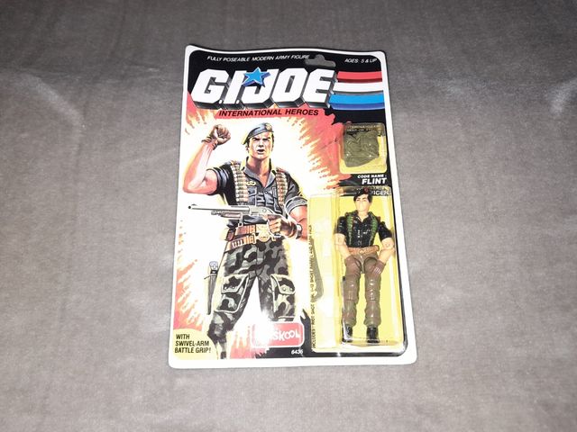 Gijoe Flint en su blister años 90.