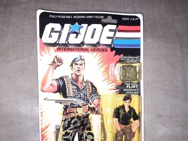 Gijoe Flint en su blister años 90.