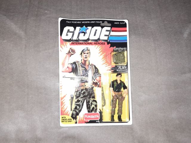Gijoe Flint en su blister años 90.