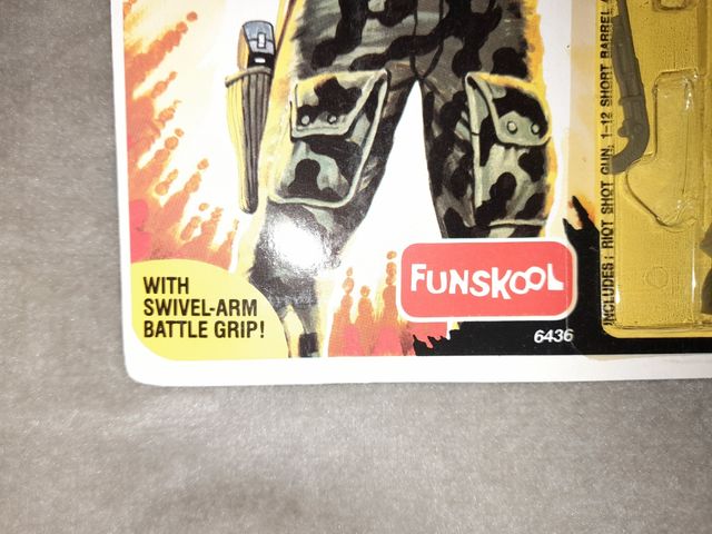 Gijoe Flint en su blister años 90.