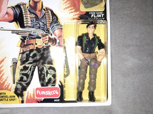 Gijoe Flint en su blister años 90.
