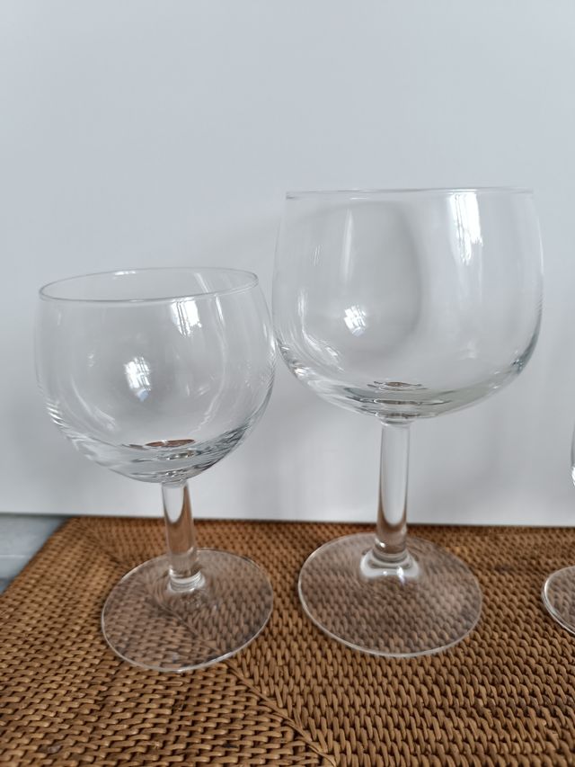 24Copas y catavinos de cristal vintage