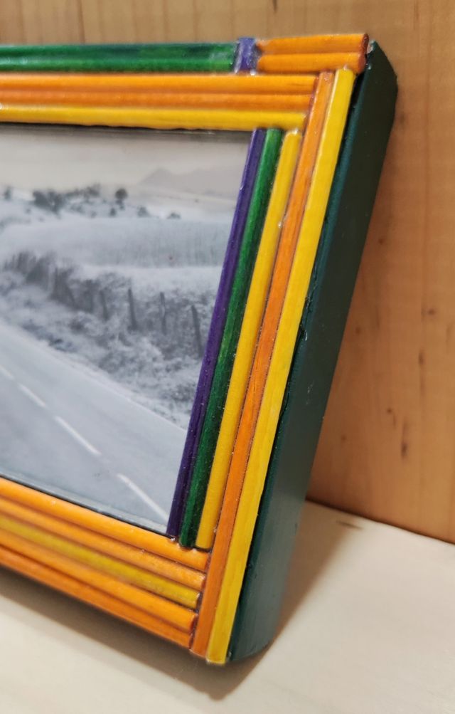 Marco decorado a mano + foto