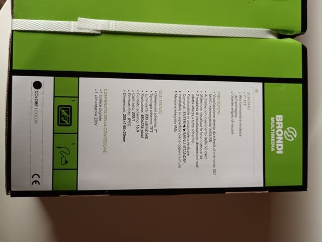 Cornice digitale brondi