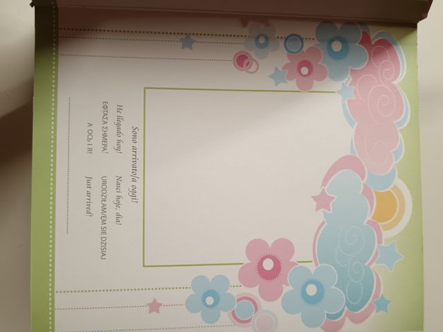 Album fotografico bambina