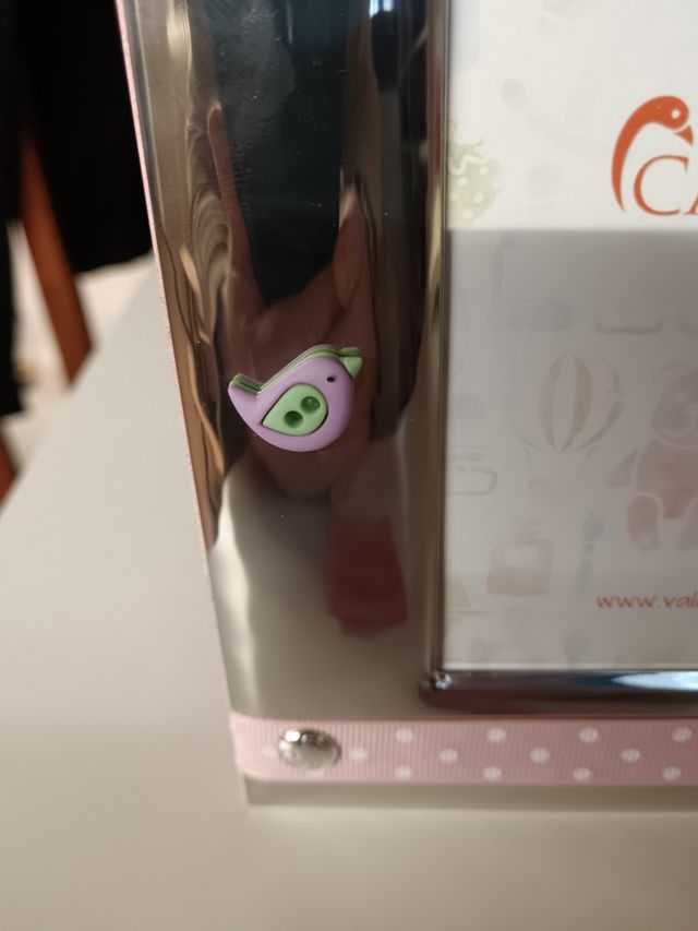 Cornice argento bambina