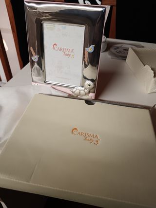 Cornice argento bambina