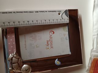 Cornice argento bambina