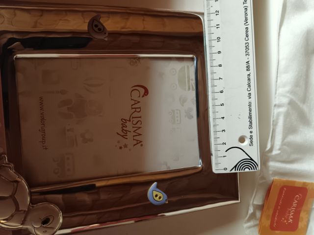 Cornice argento bambina