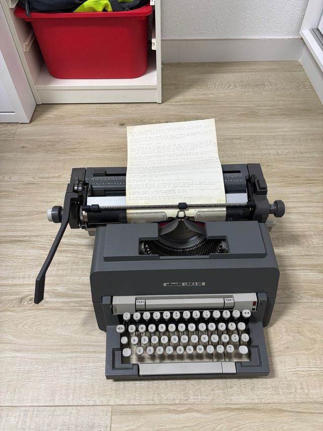 Maquina de escribir nueva