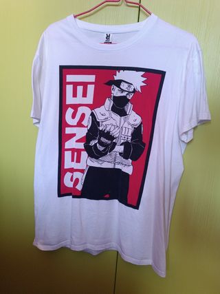 Camiseta Kakashi de la serie Naruto 