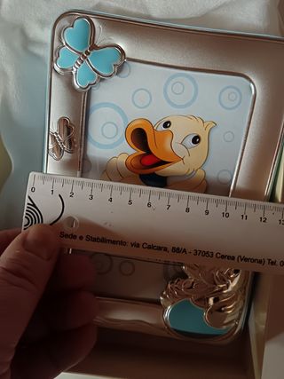 Cornice argento bambino