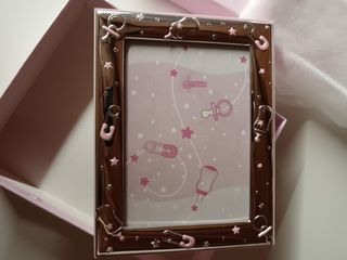 Cornice argento bambina