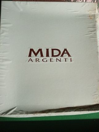 Cornice argento calendario Mida