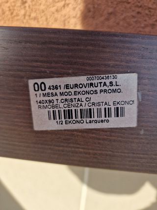 Mesa extensible 140cm a 2m