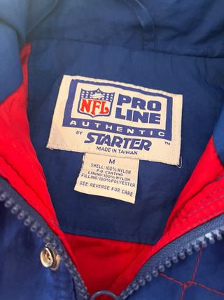 Cazadora abrigo Starter NFL Giants vintage