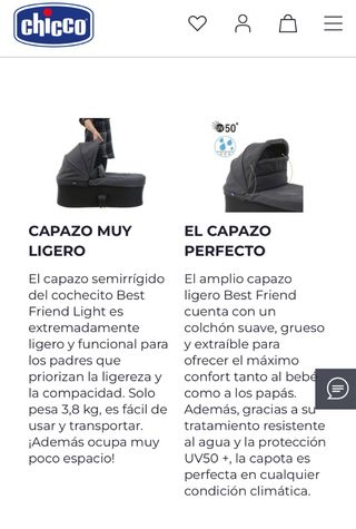 Carro bebe CHICCO best friend