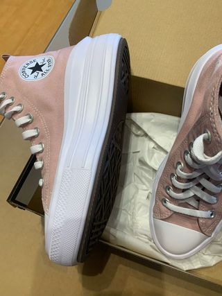CONVERSE CHUCK TYAILOR ROSA NUEVAS T/38