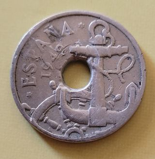 Moneda: 50 cts 1949 flechas invertidas