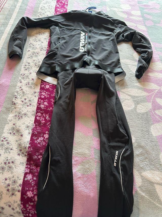 Traje de ciclismo de invierno talla L