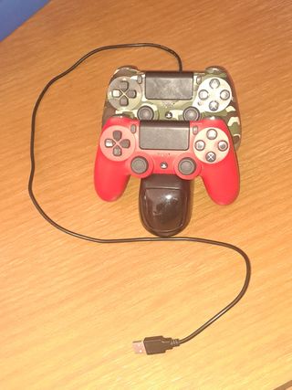 Cargador dual mandos PS4