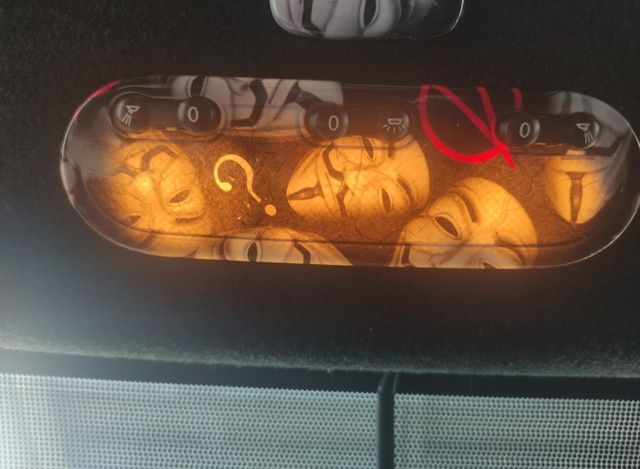 Plafón o luz interior coche