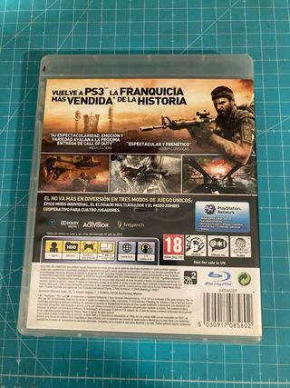 Caratula juego Call Of Duty Black Ops Ps3