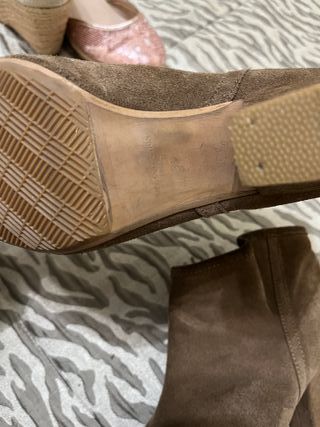 Botines de piel de Zara , estilo old money