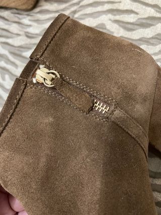 Botines de piel de Zara , estilo old money