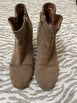 Botines de piel de Zara , estilo old money