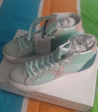 Munich botines con cordones