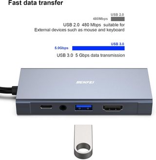 Hub USB-C 5 en 1