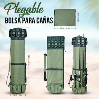 Mochila para cañas de pesca, 5 huecos