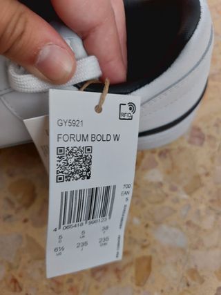 Zapatillas Forum Bold White