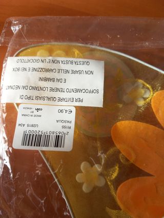 Farfalla decorativa arancione