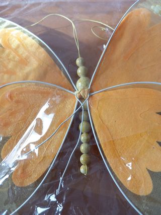 Farfalla decorativa arancione