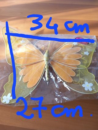 Farfalla decorativa arancione
