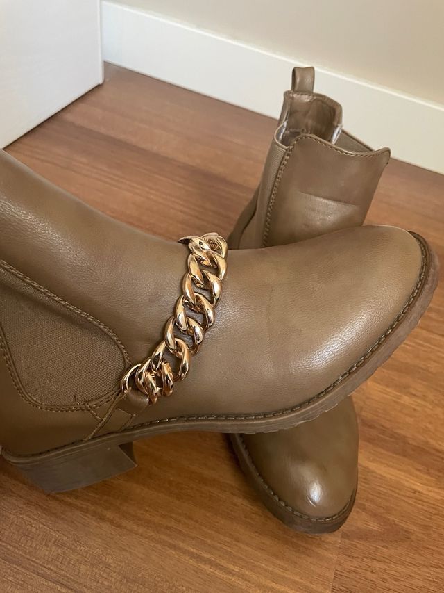 Botas botines señora polipiel 38