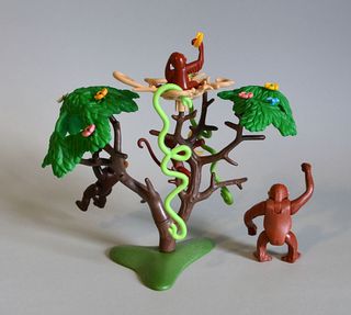 Playmobil Arbol Con Monos Zoo