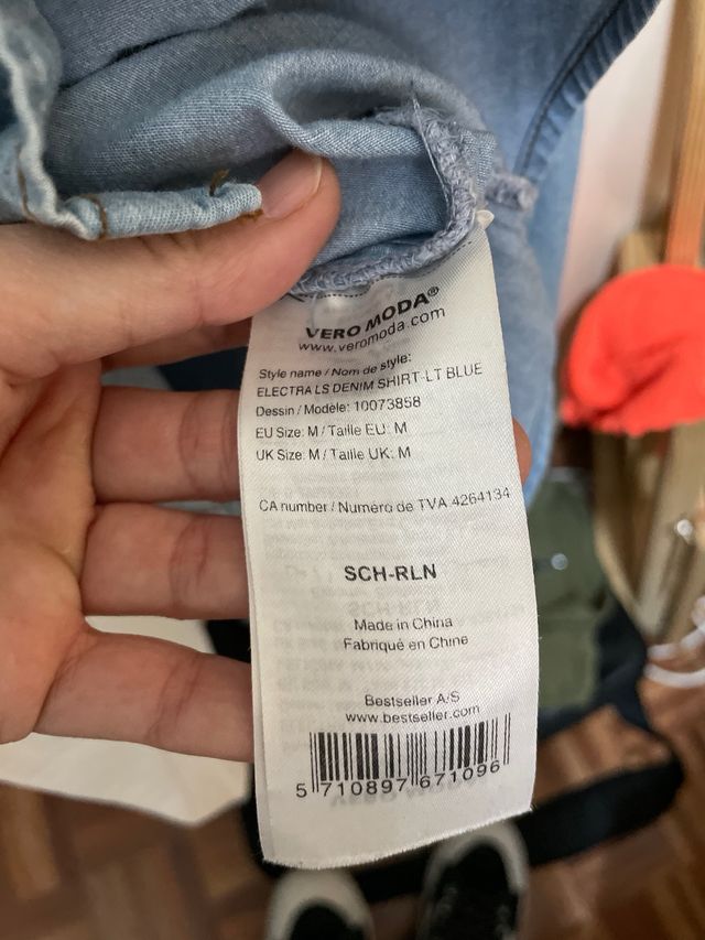 Camisa vaquero claro 