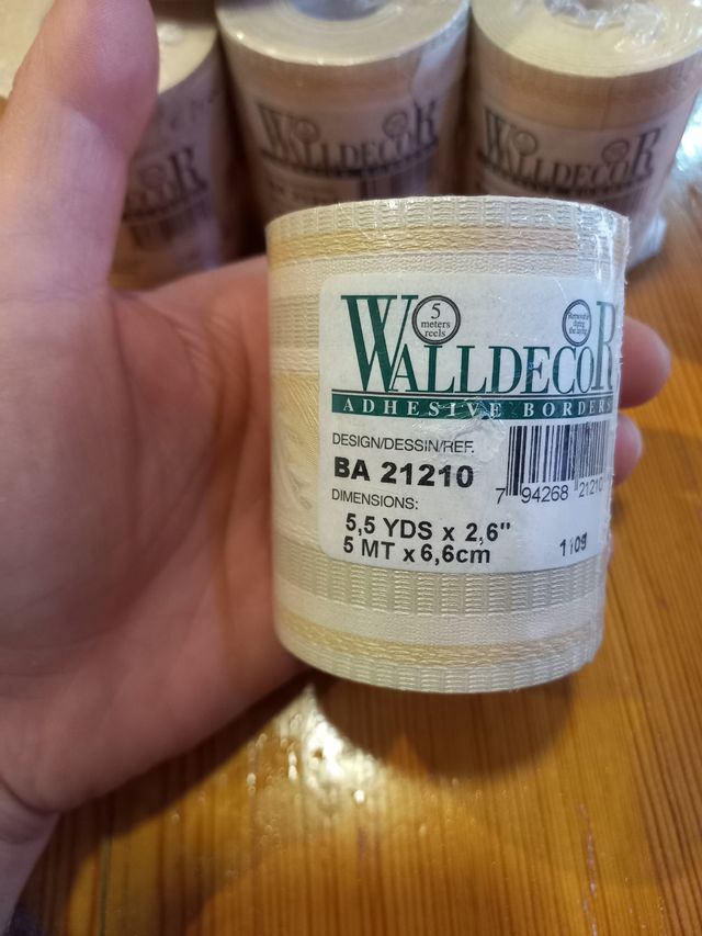 Decorazione Bordo adesivo murale 5 m x 8