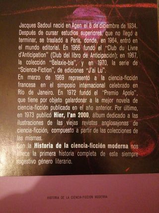 HISTORIA DE LA CIENCIA FICCIÓN MODERNA