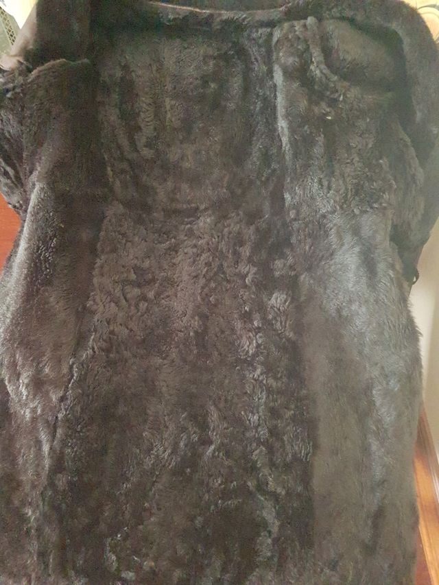 Abrigo de piel vuelta