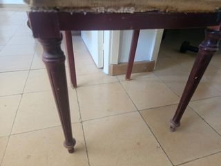 Mesa y sillas de comedor años 80 (mesa y 6 sillas)