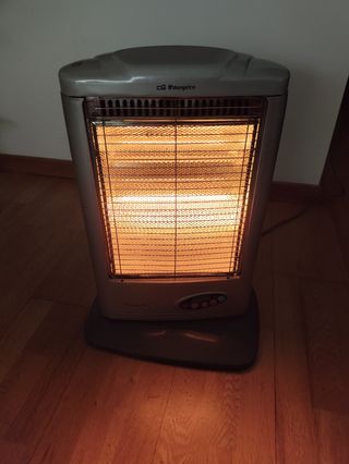 Estufa eléctrica con mando a distancia