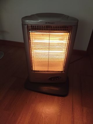Estufa eléctrica con mando a distancia