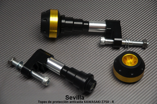 Topes de protección anticaída KAWASAKI Z750 – R