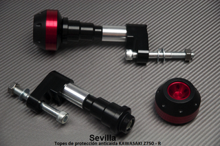 Topes de protección anticaída KAWASAKI Z750 – R
