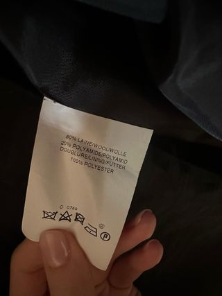 Cappotto corto con alamani